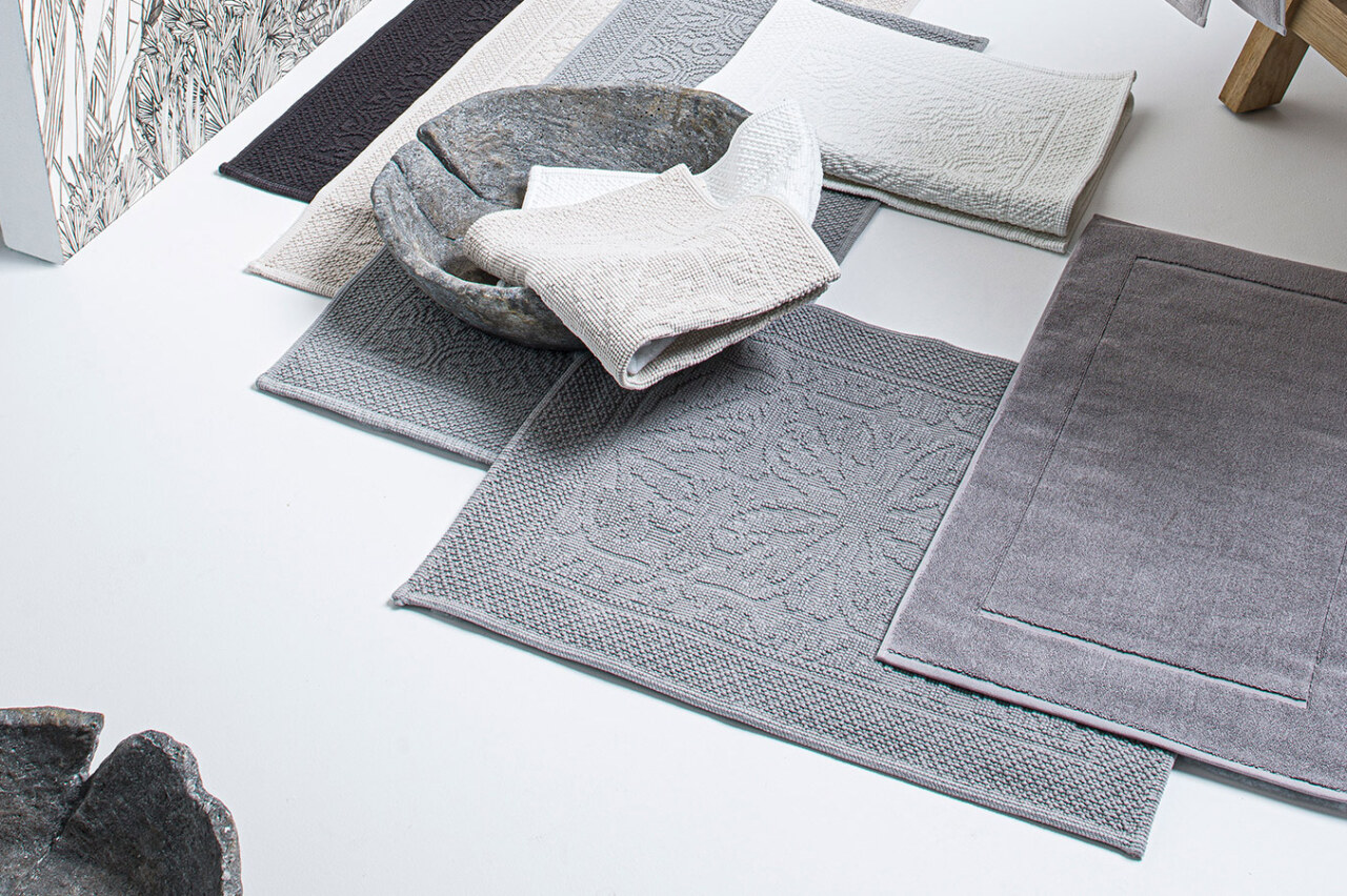 Tapis de bain en coton