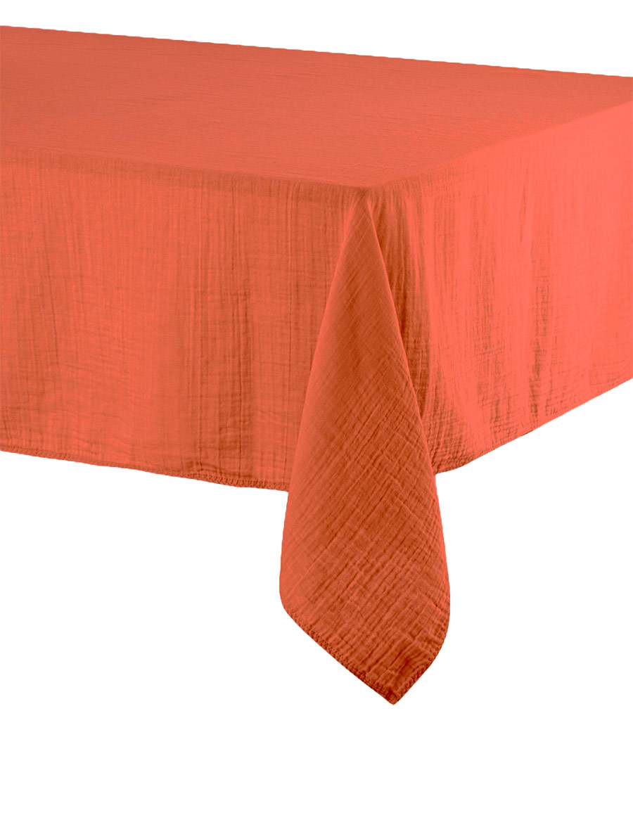 Nappe carrée 160 X160 cm en Lin lavé - Daim