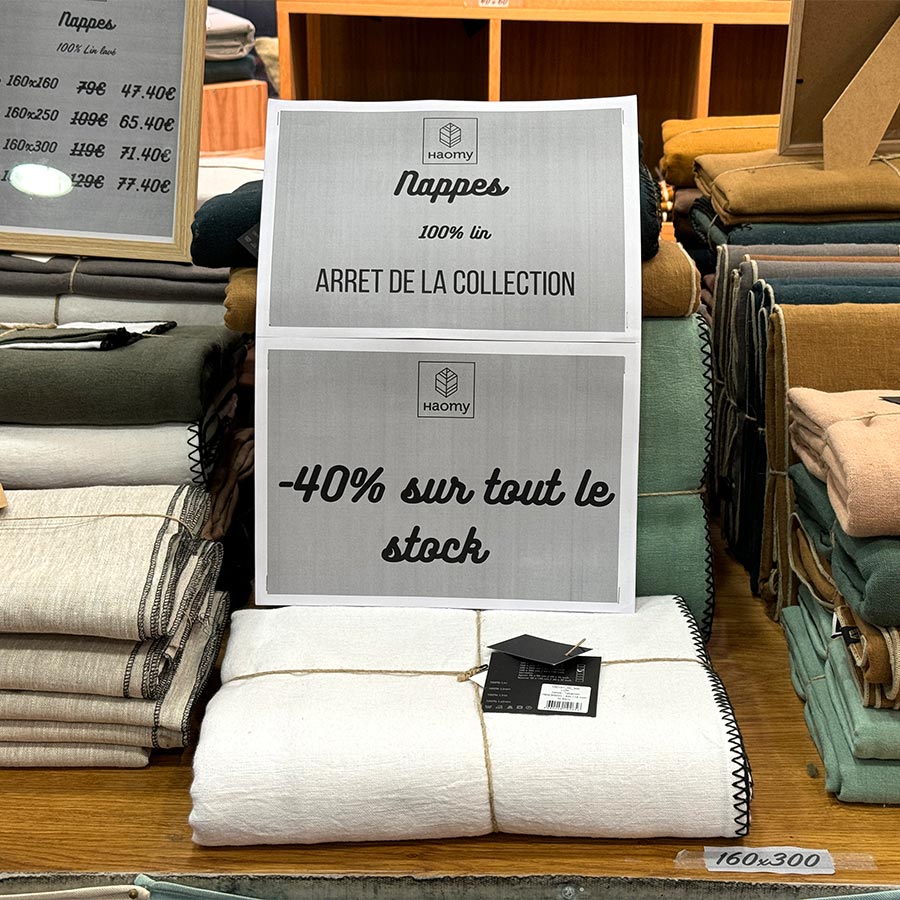 Nappe de table -40%